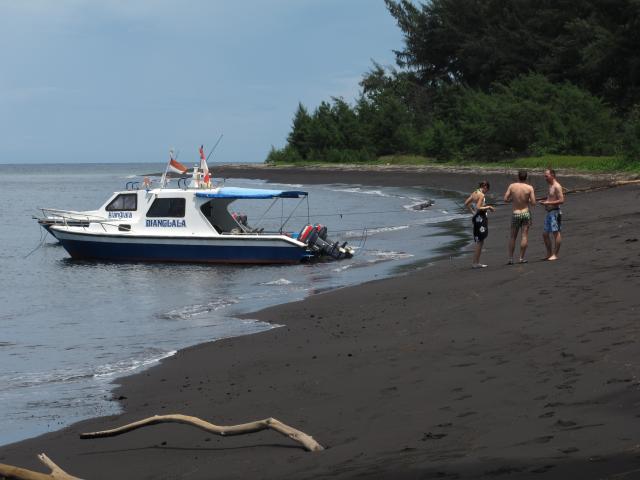 Krakatau fekete homokja