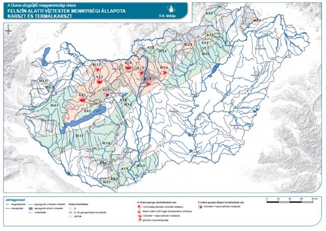 Felszín alatti víztestek (karszt és termál karszt) mennyiségi állapota