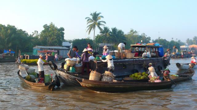 Floating market