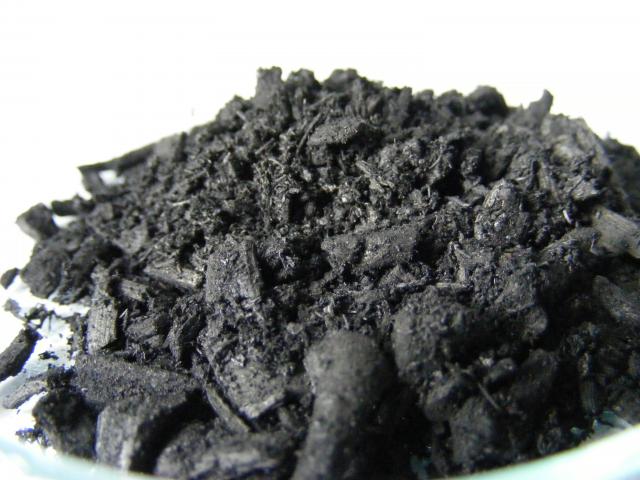 Bioszén szőlő venyigéből/Biochar from vine