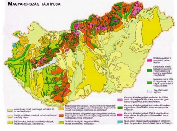 Magyarország tájtípusai