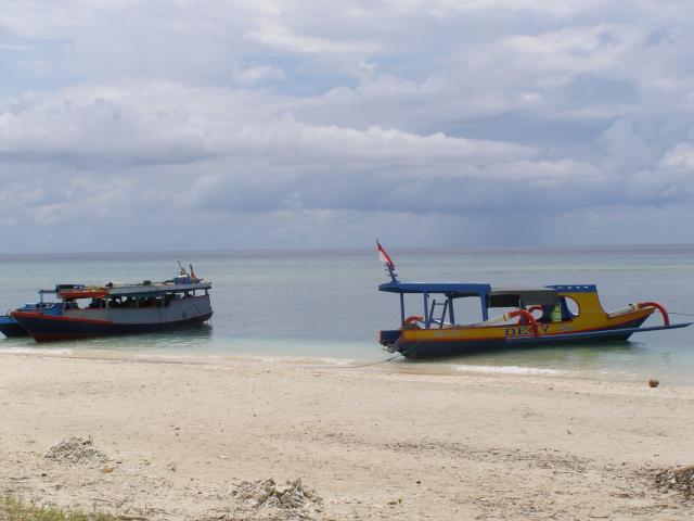 Gili Meno csónakjai