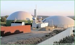 Biogas production plant
