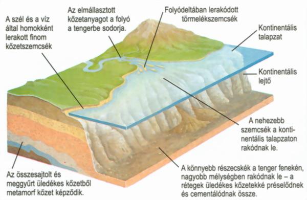 Tengeri üledékes kőzet