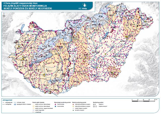 Felszín alatti vizek monitoringja (sekély, porózus és hegyvidéki)