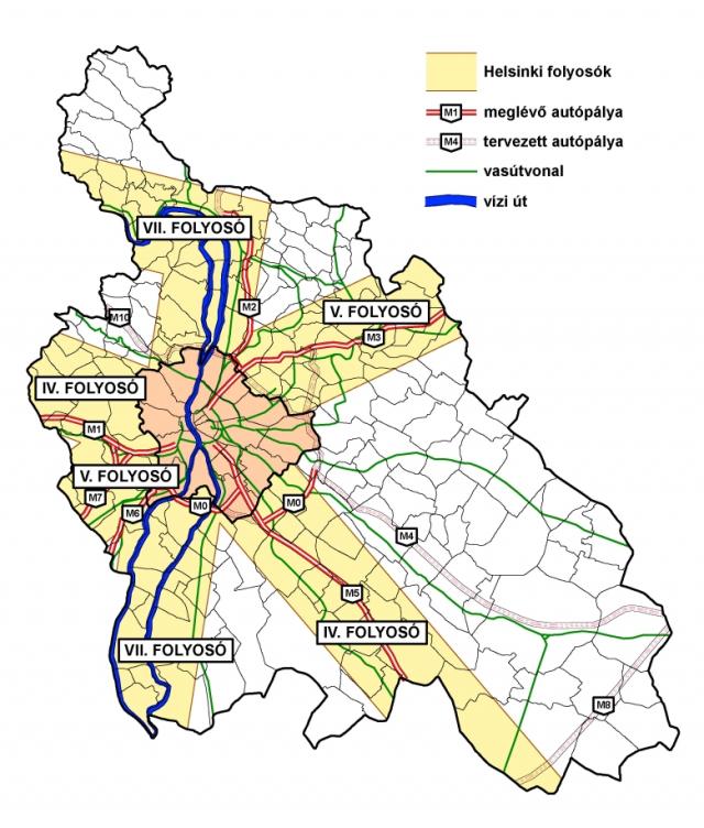 Útak Közép-magyarországon