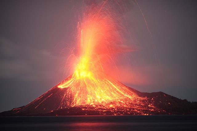 Krakatau kitörése, 2009