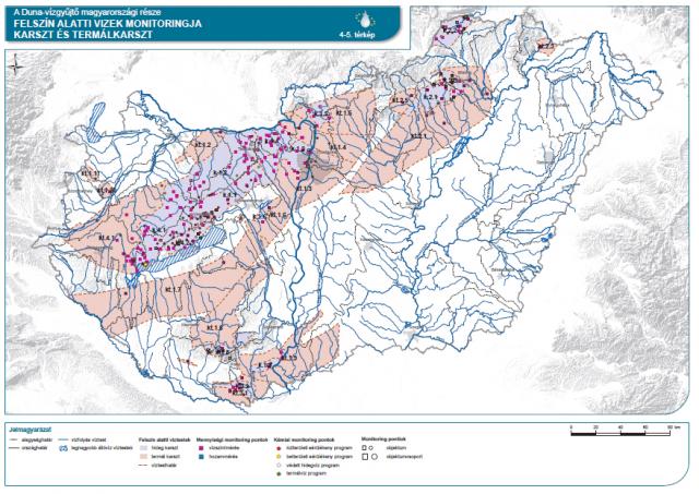 Felszín alatti vizek monitoringja (karszt és termálkarszt)