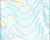 Digital contour lines for the digital terrain model (DTM)  