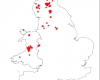 Abandoned mining sites in England and Wels